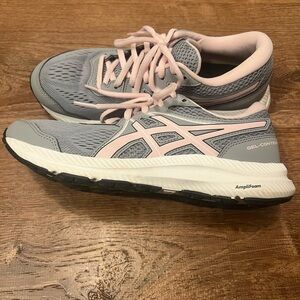 ASICS Gel-Contend 7 Women's Running Shoes - Gray and Pink